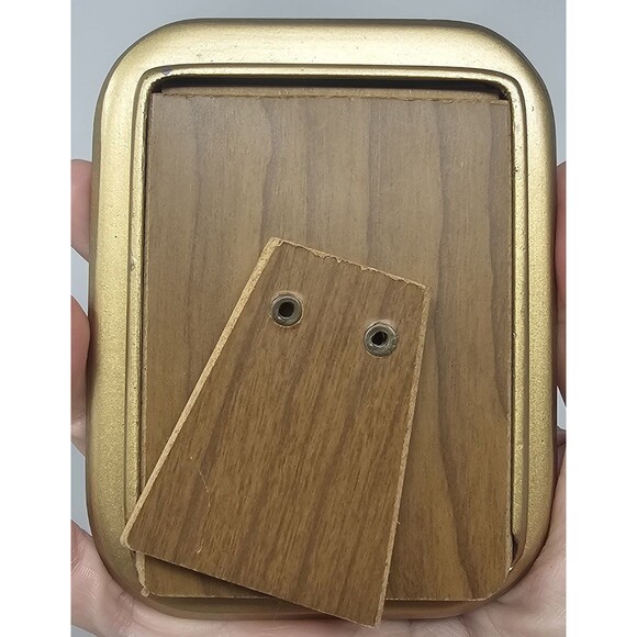 Vintage The Bucklers Inc 5th Ave NY Enamel Picture Photo Frame Swivel Back Heavy - Picture 3 of 16